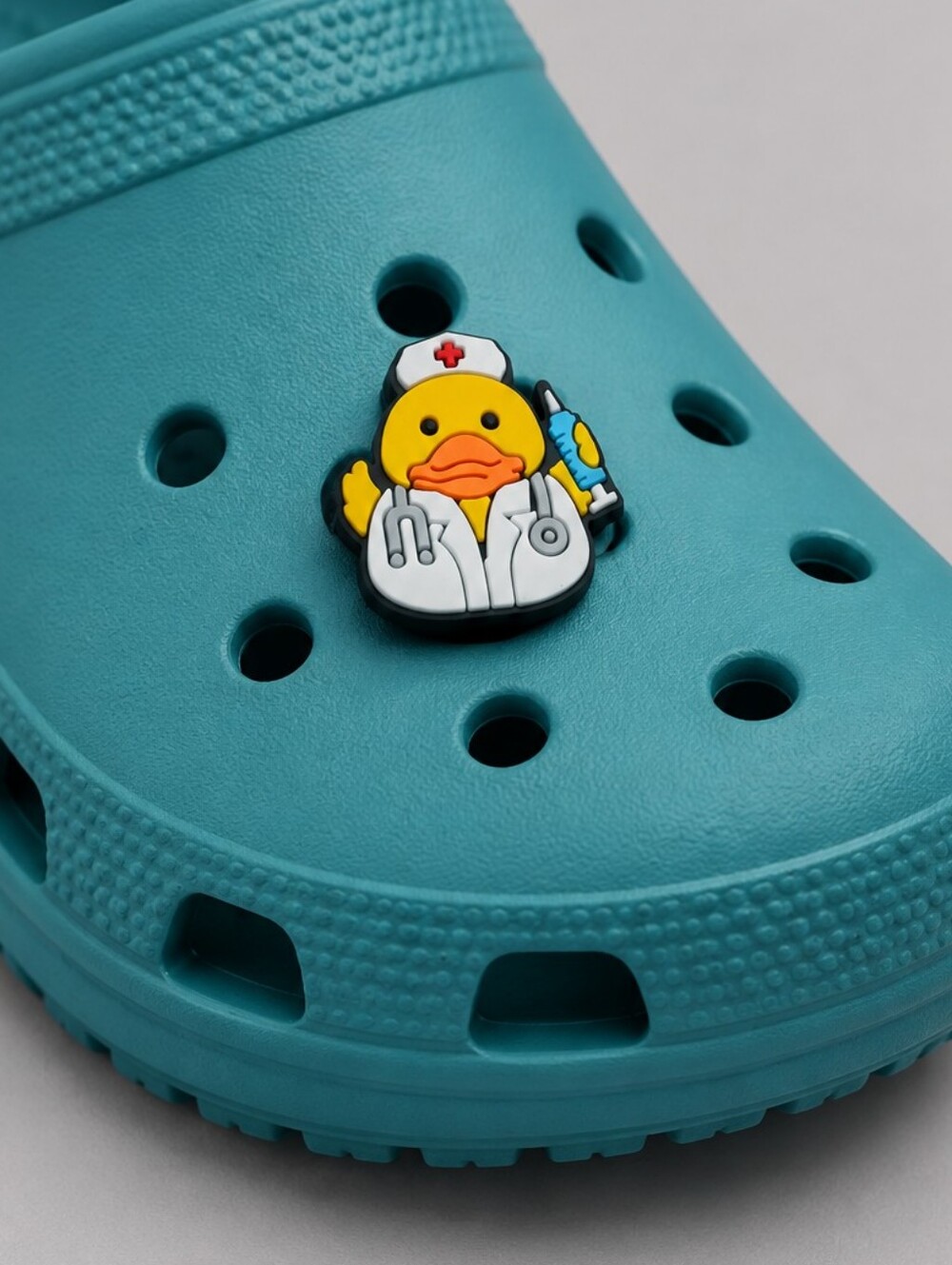 Doctor Nurse Yellow Duck Croc Shoe Charm Medical Healthcare Jibbitz Style Scrubs